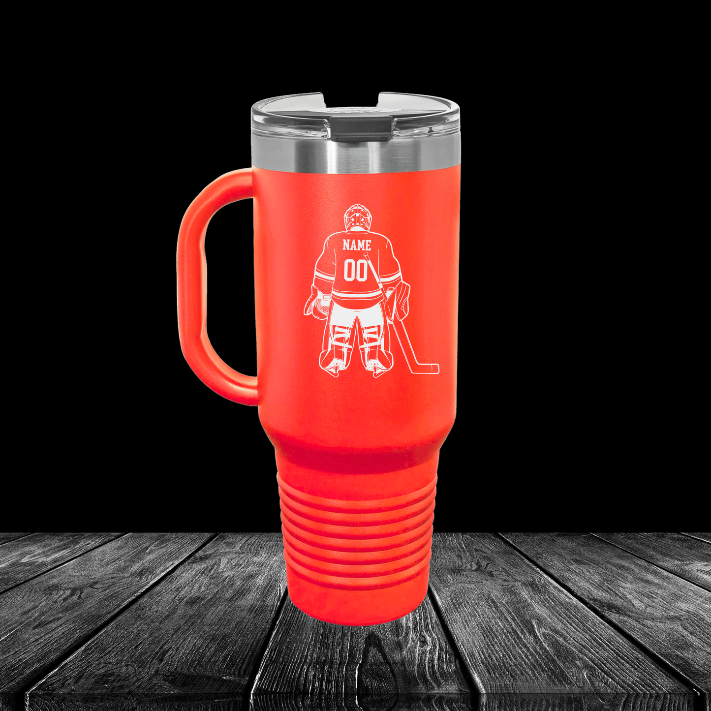 Black Bears Hockey 40 oz Tumbler w/Lid