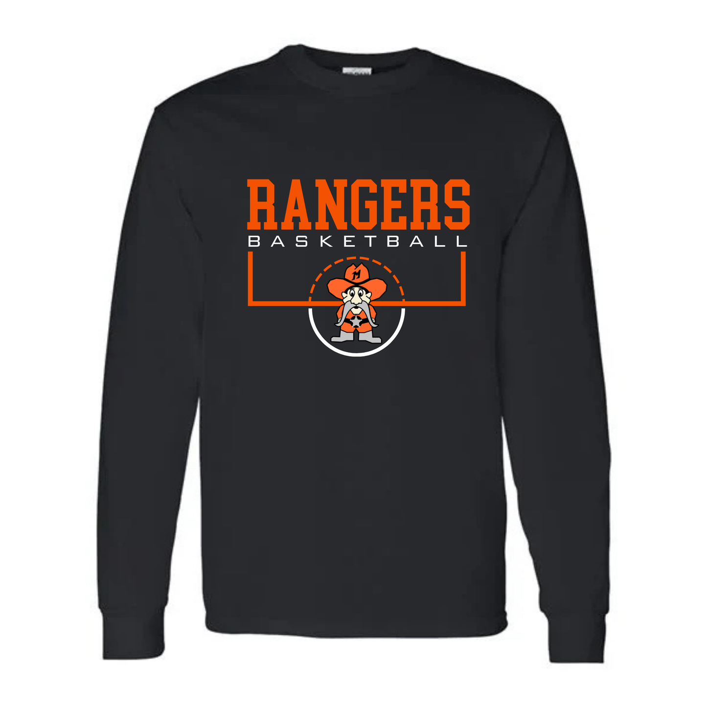Manton Rangers Basketball UNISEX Long-Sleeve T-Shirt