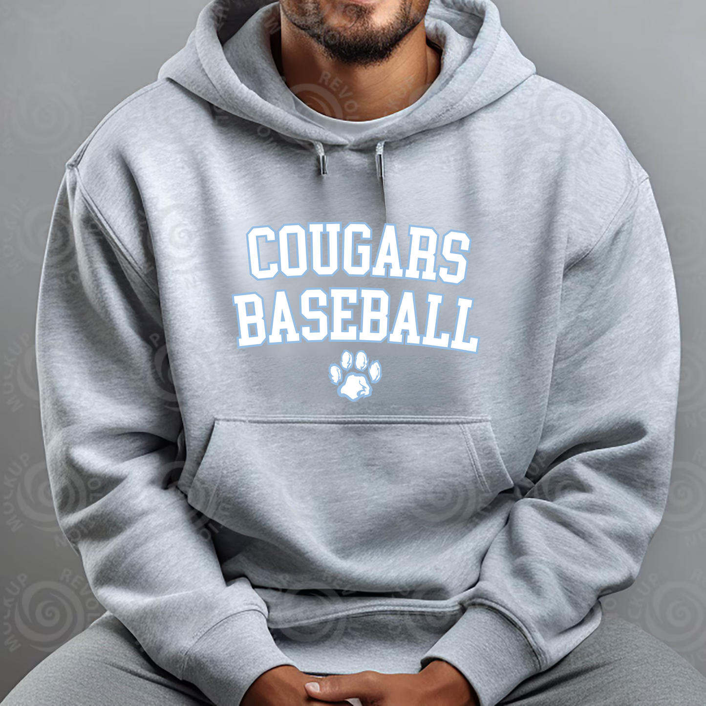 Great Lakes Cougars Baseball ADULT Hoodie