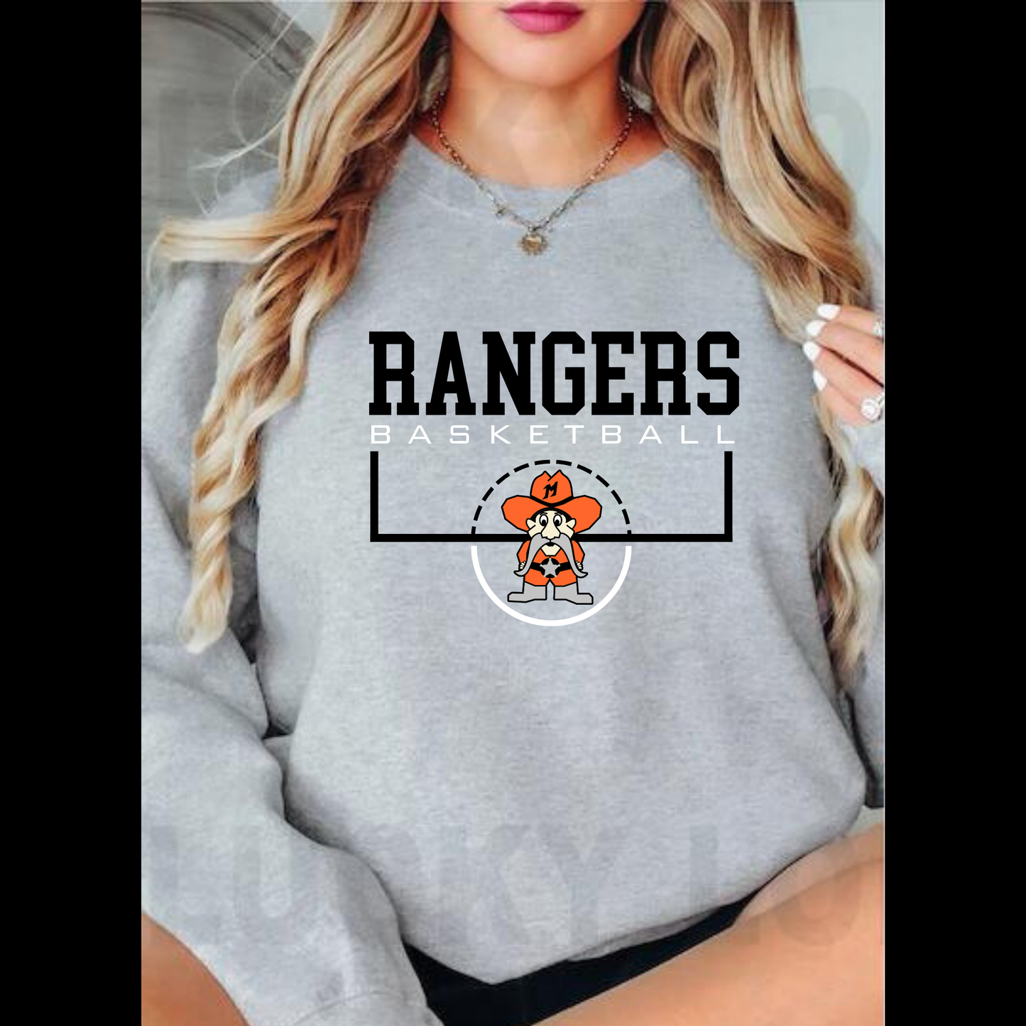 Manton Rangers Basketball ADULT Unisex Crewneck Sweatshirt
