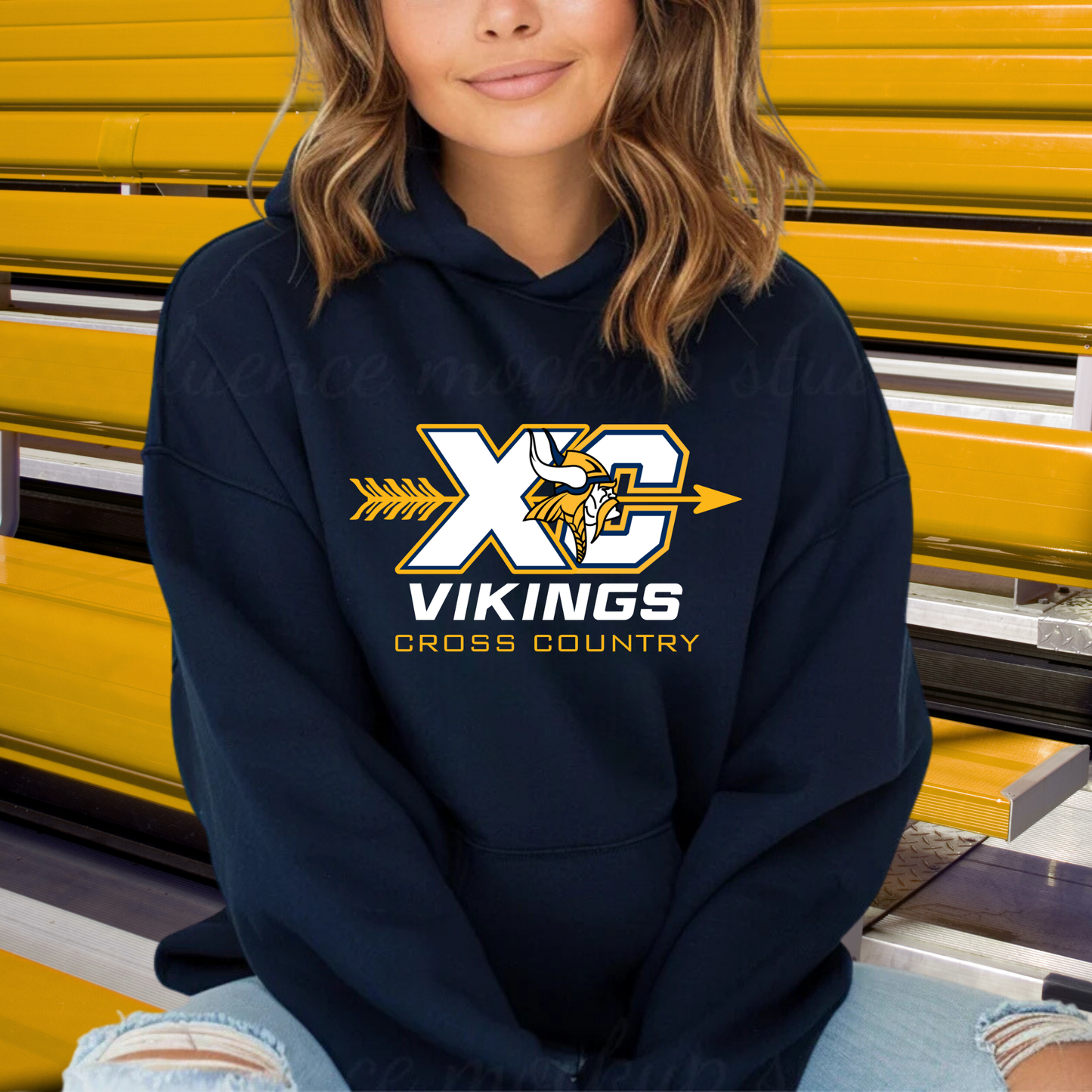 Cadillac Vikings Cross Country ADULT Hoodie