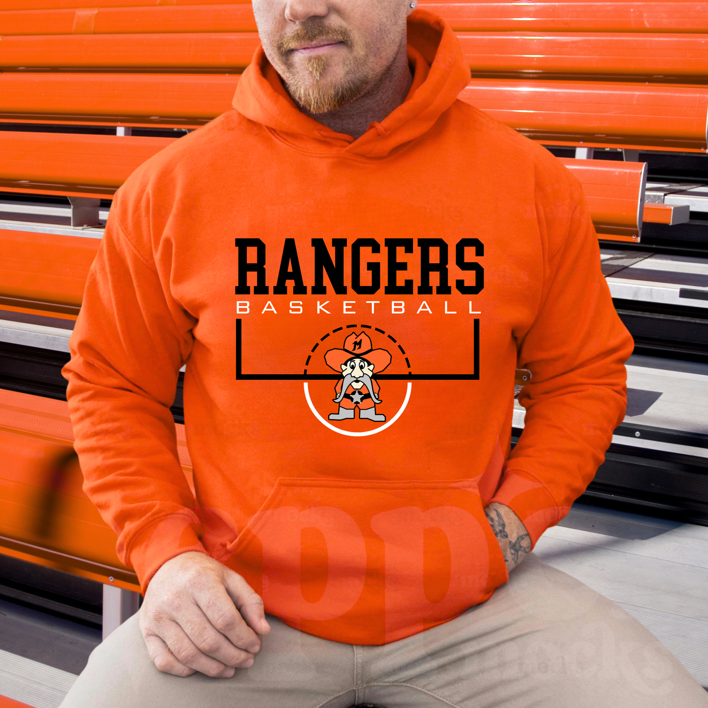 Manton Rangers Basketball ADULT Hoodie