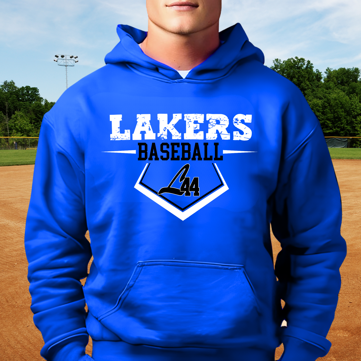 Latitude 44 Lakers Baseball ADULT Hoodie