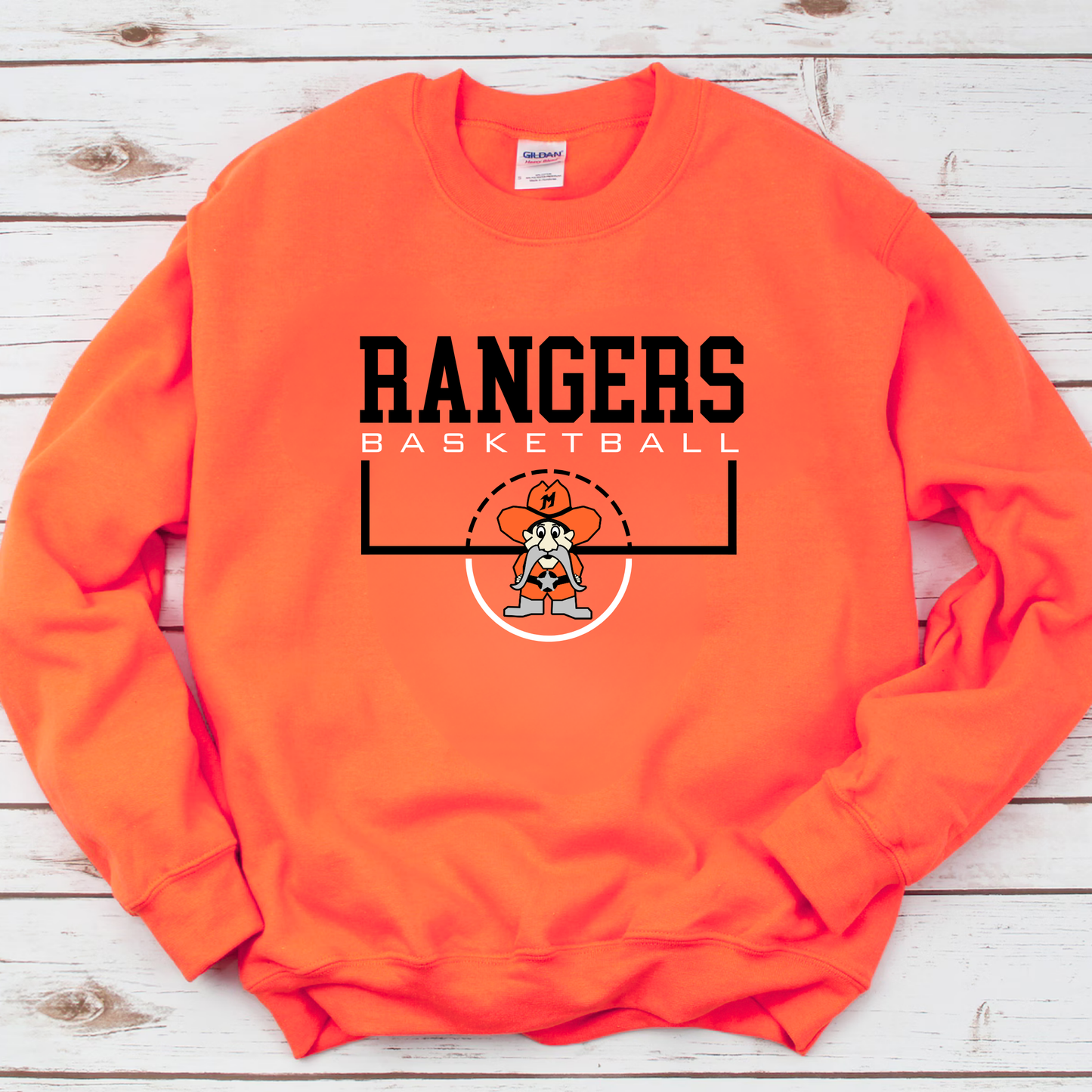 Manton Rangers Basketball ADULT Unisex Crewneck Sweatshirt