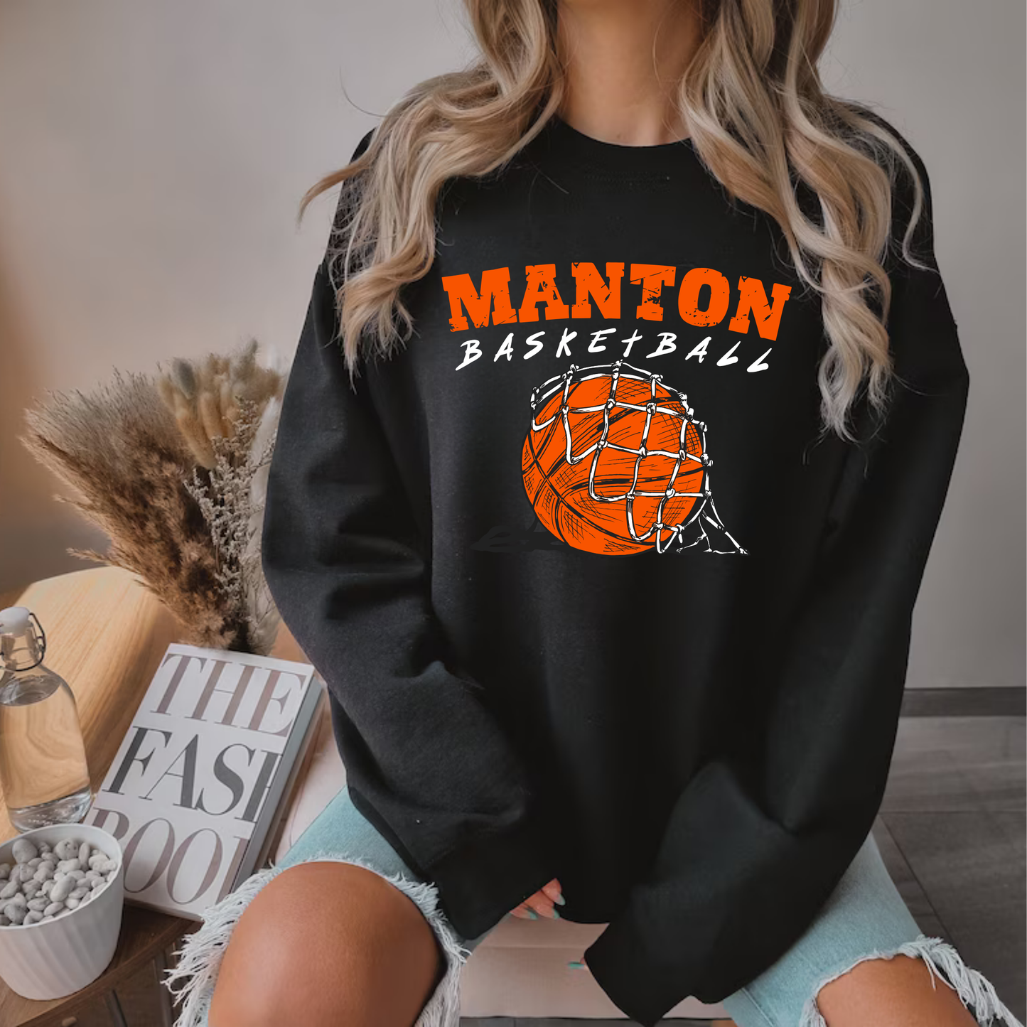 Manton Rangers Basketball ADULT Unisex Crewneck Sweatshirt