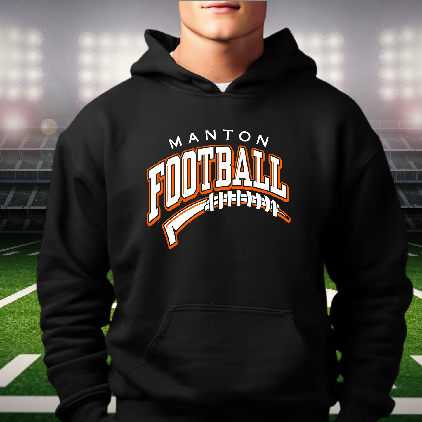 Manton Rangers Football ADULT Hoodie