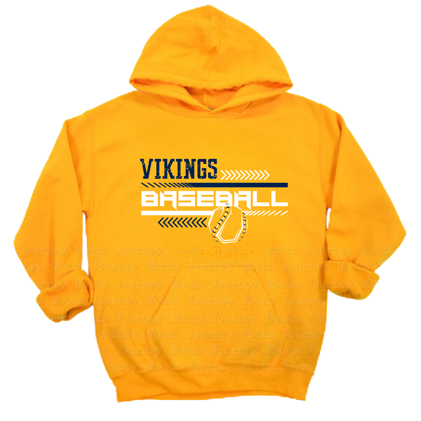Cadillac Vikings Baseball ADULT Hoodie