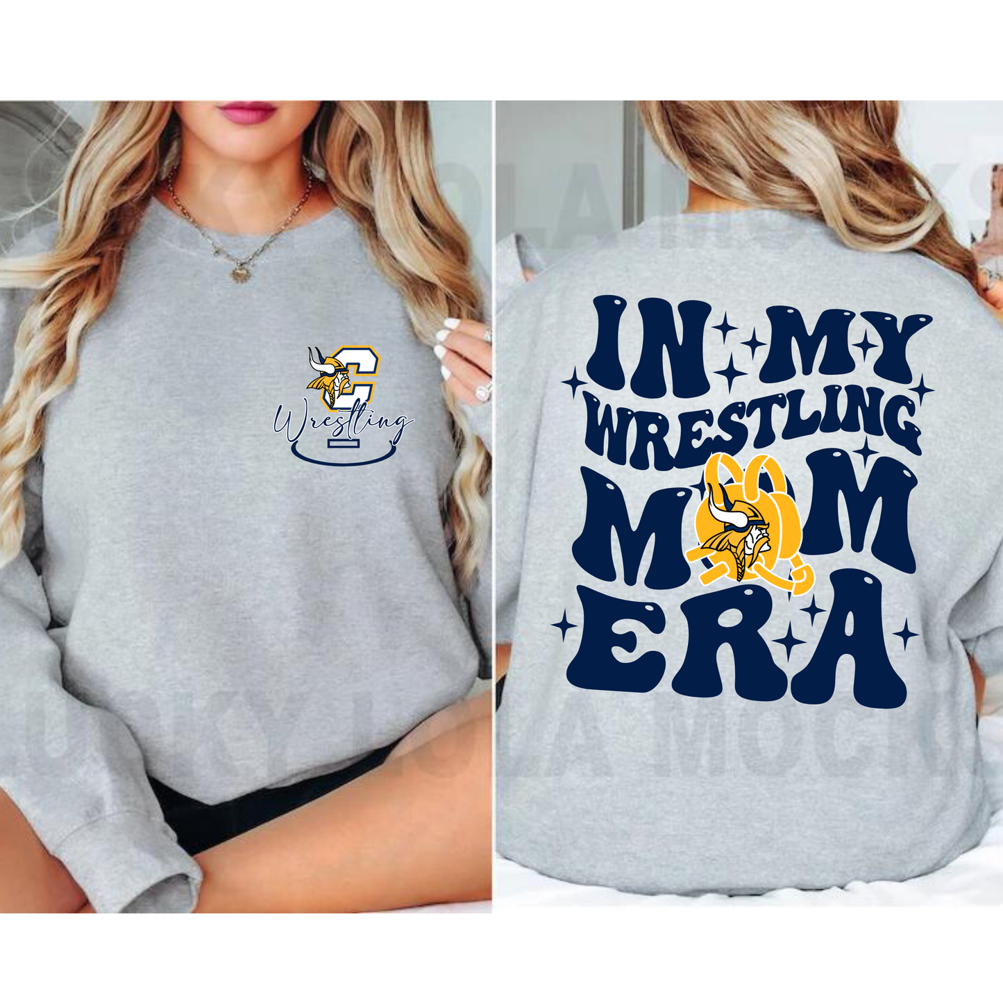 In My Wrestling Mom Era ADULT Crewneck Sweatshirt