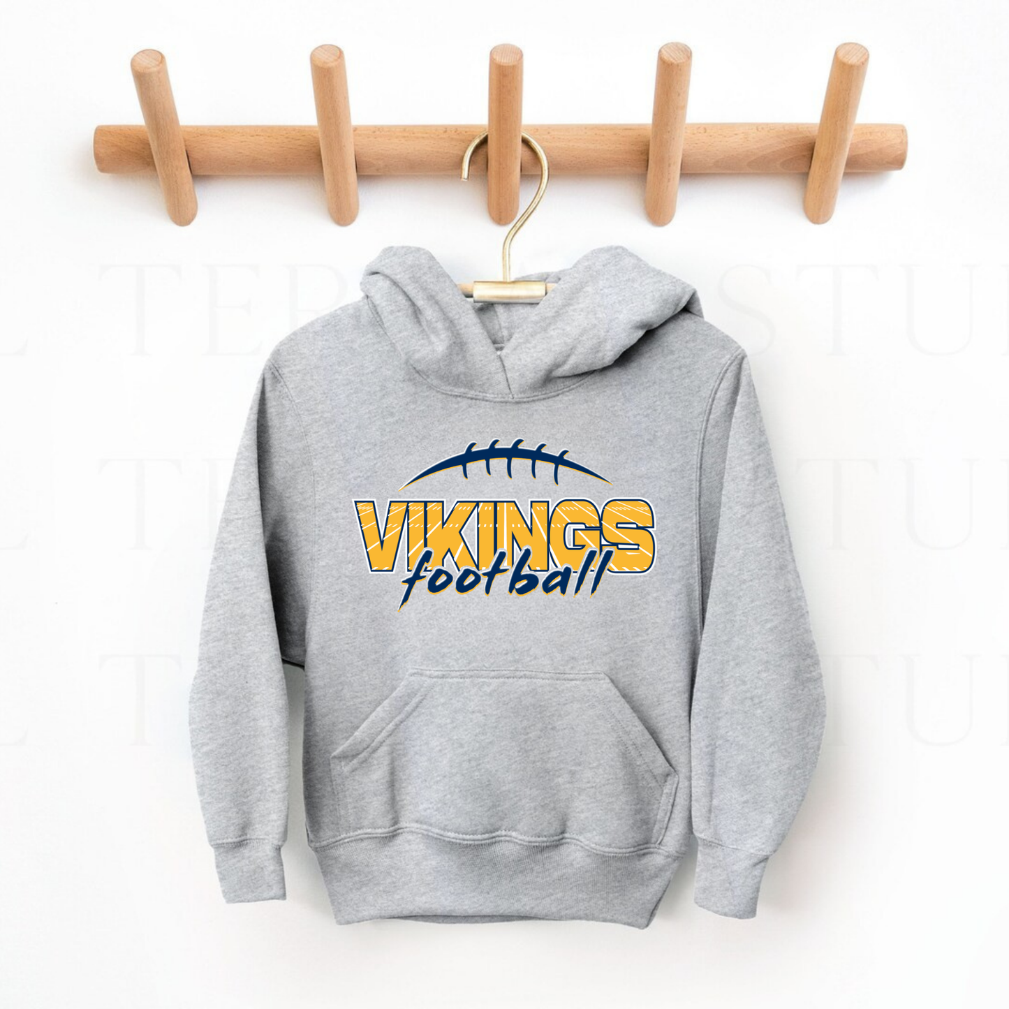 Cadillac Vikings Football UNISEX Hoodie - SPORT GREY
