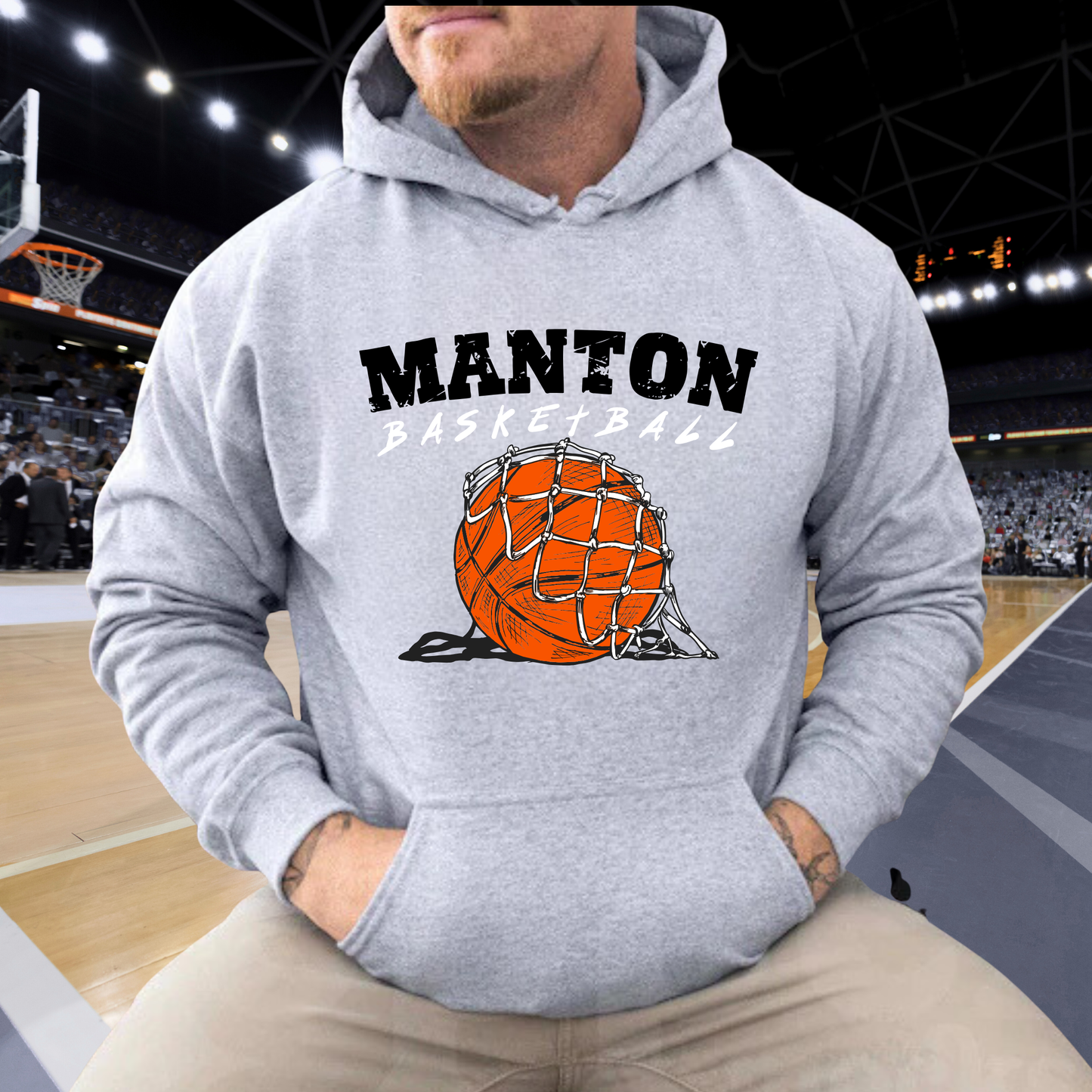 Manton Rangers Basketball ADULT Hoodie