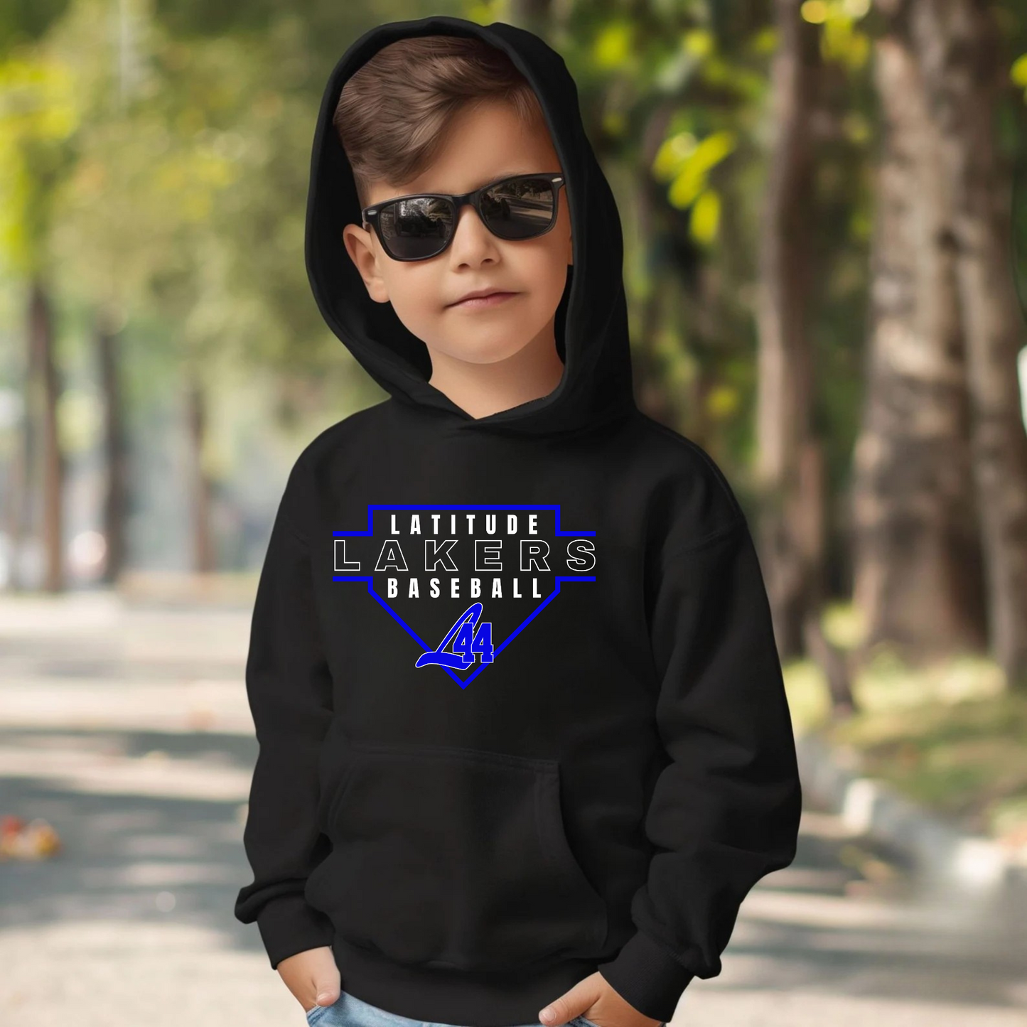Latitude 44 Lakers Baseball YOUTH Hoodie