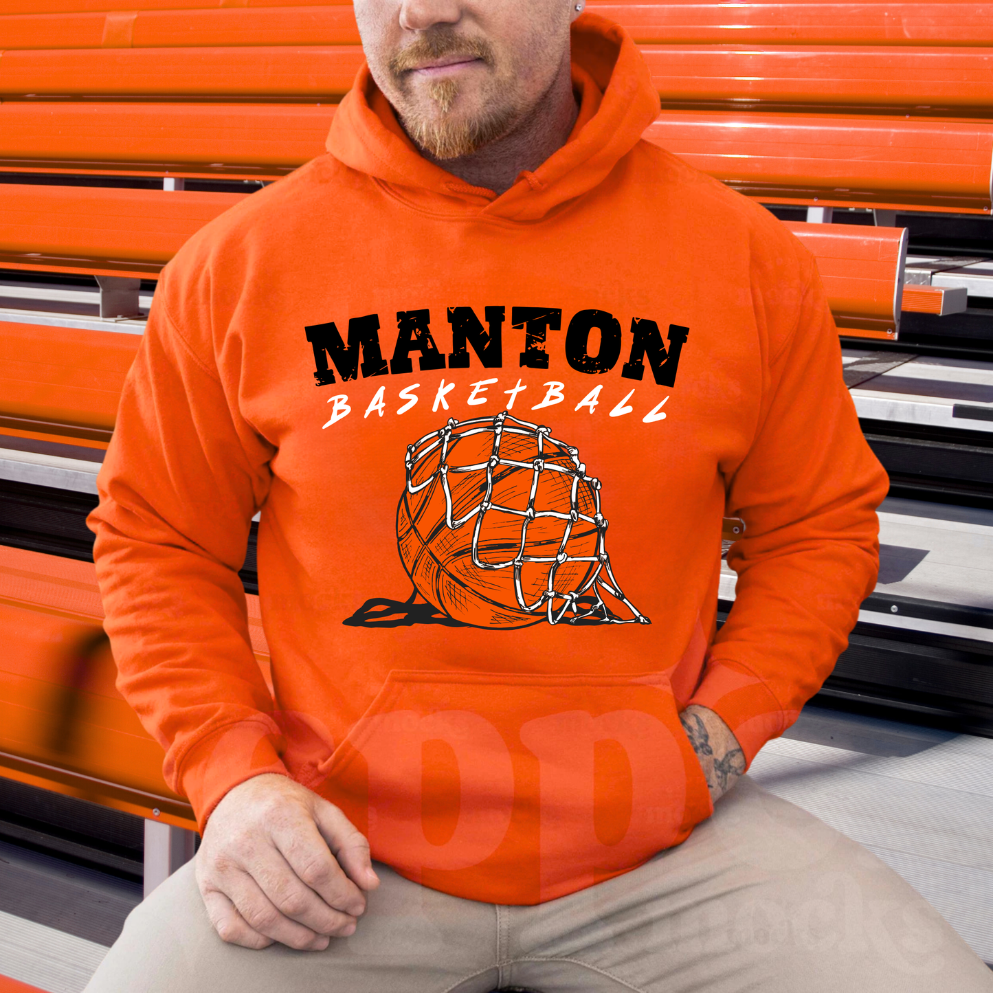 Manton Rangers Basketball ADULT Hoodie