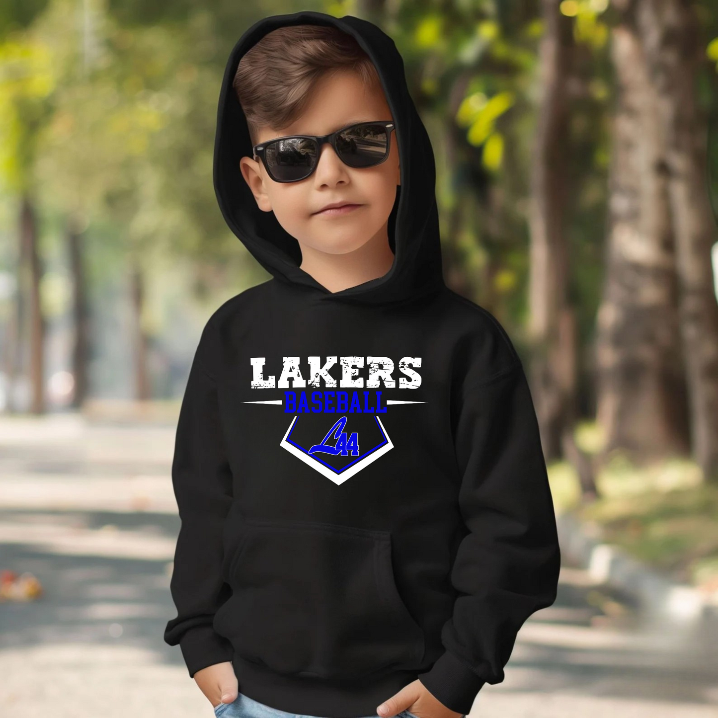 Latitude 44 Lakers Baseball YOUTH Hoodie