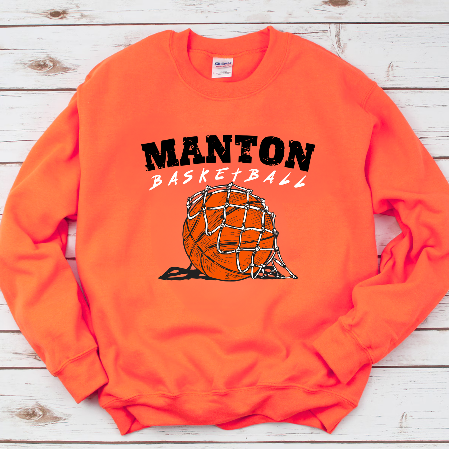 Manton Rangers Basketball ADULT Unisex Crewneck Sweatshirt