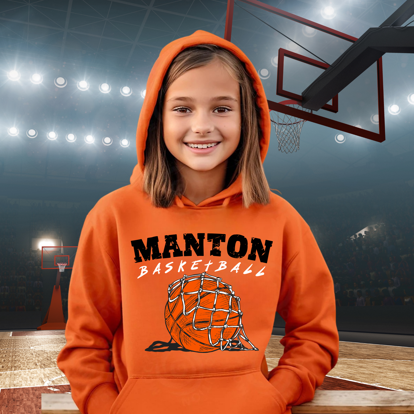 Manton Rangers Basketball Unisex YOUTH Hoodie