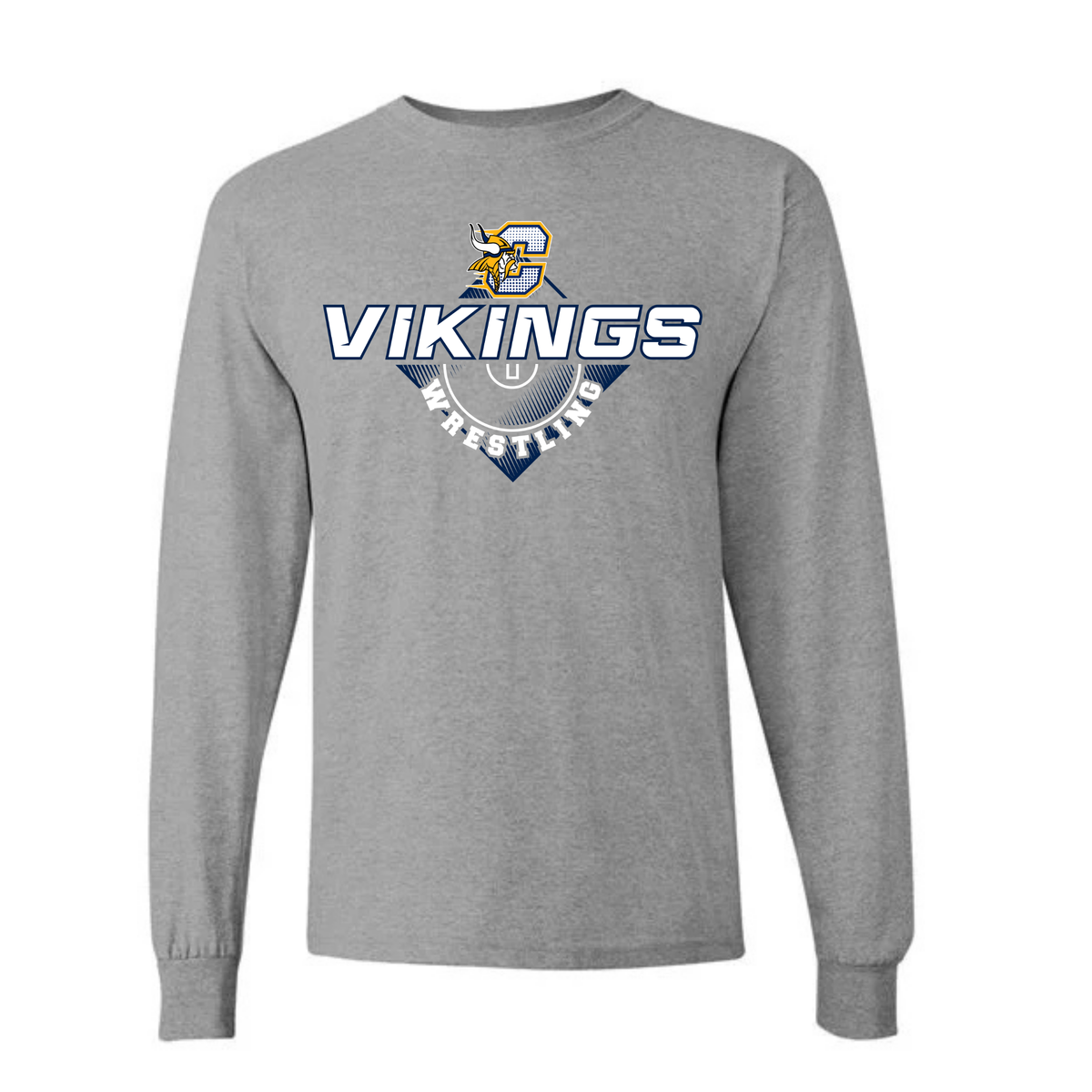 Cadillac Vikings Wrestling UNISEX Long-Sleeve T-Shirt