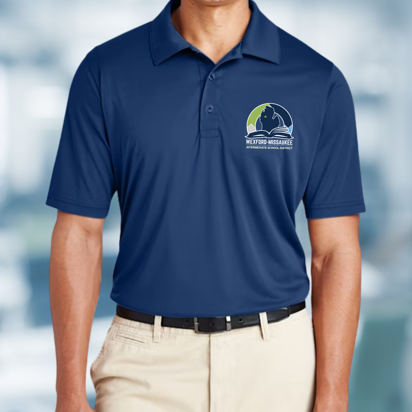 Wexford Missaukee ISD Men's Dri-Fit Performance Polo - NAVY