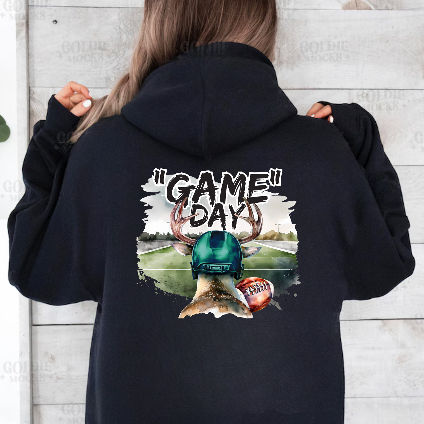 Bucks "Game Day" Football Adult Hoodie