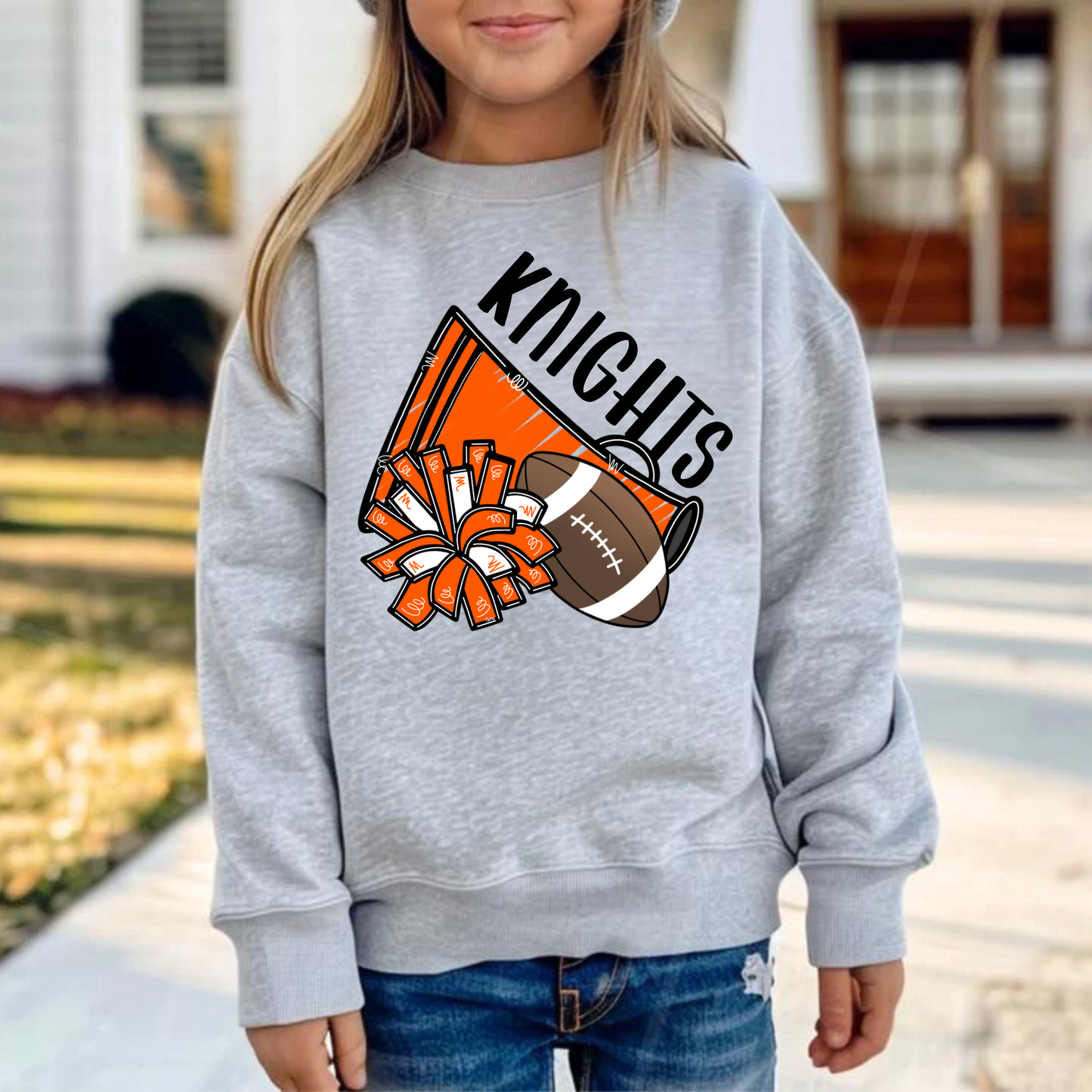 Knights Junior Football YOUTH Crewneck Sweatshirt