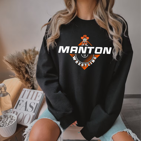 Manton Rangers Wrestling ADULT Unisex Crewneck Sweatshirt