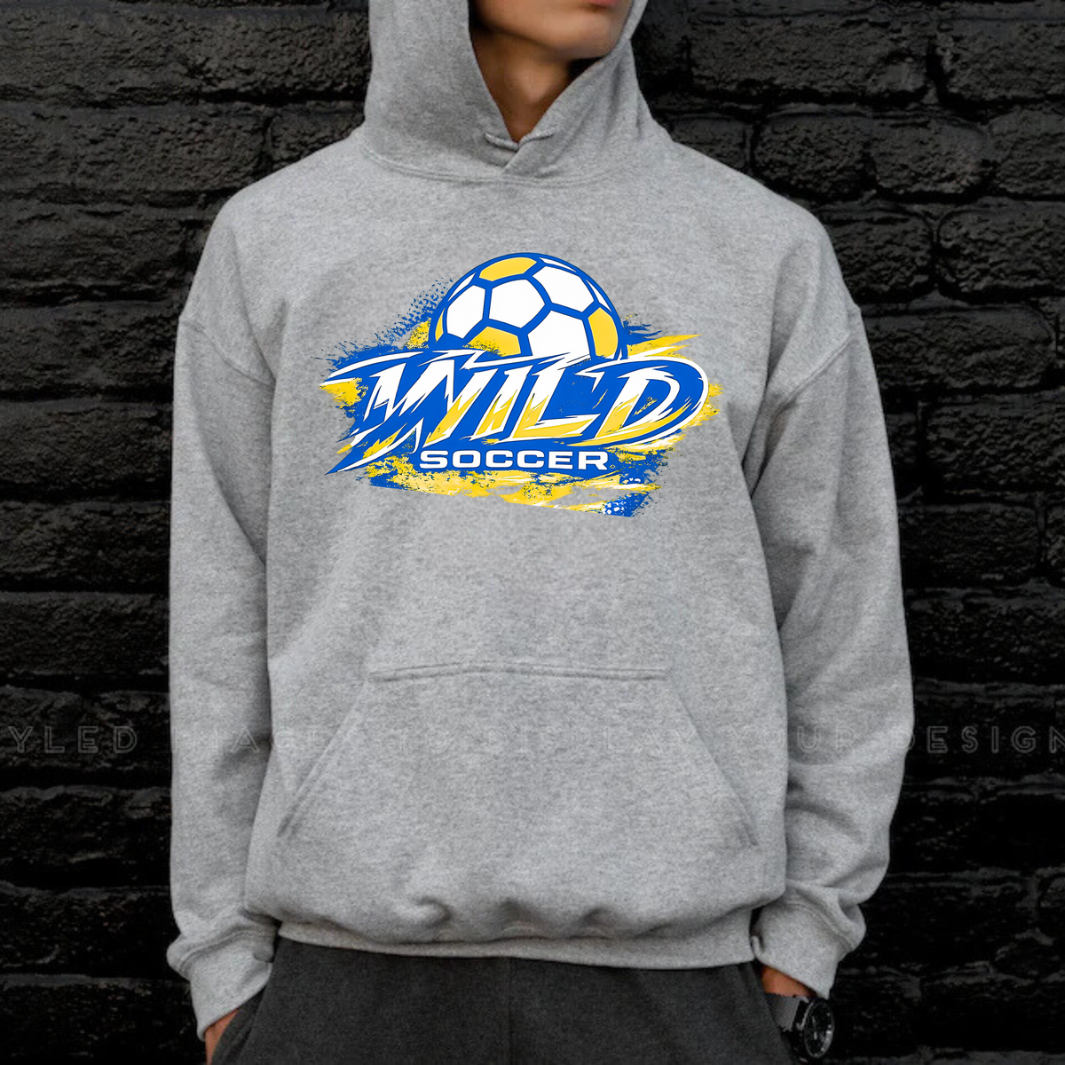WILD Soccer UNISEX Hoodie