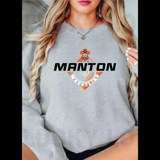 Manton Rangers Wrestling ADULT Unisex Crewneck Sweatshirt