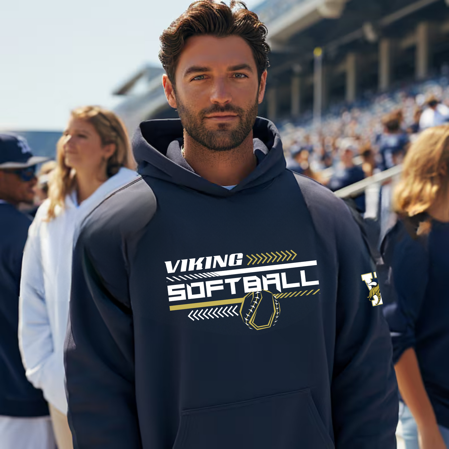VSA Vikings Softball ADULT Hoodie