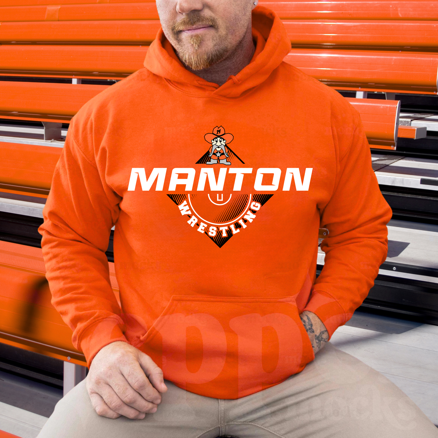 Manton Rangers Wrestling ADULT Hoodie