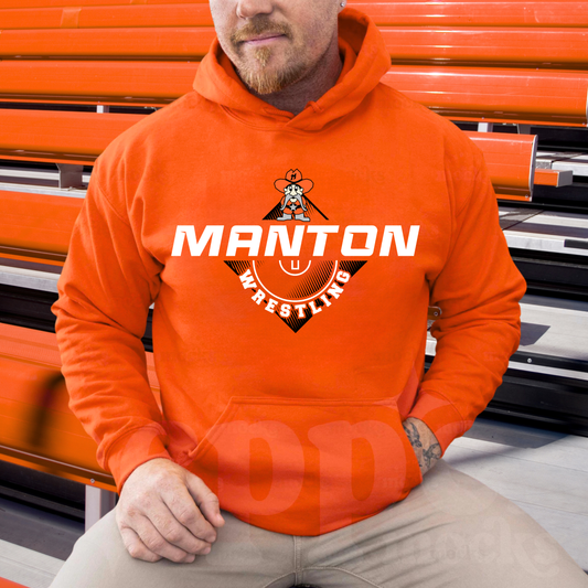 Manton Rangers Wrestling ADULT Hoodie