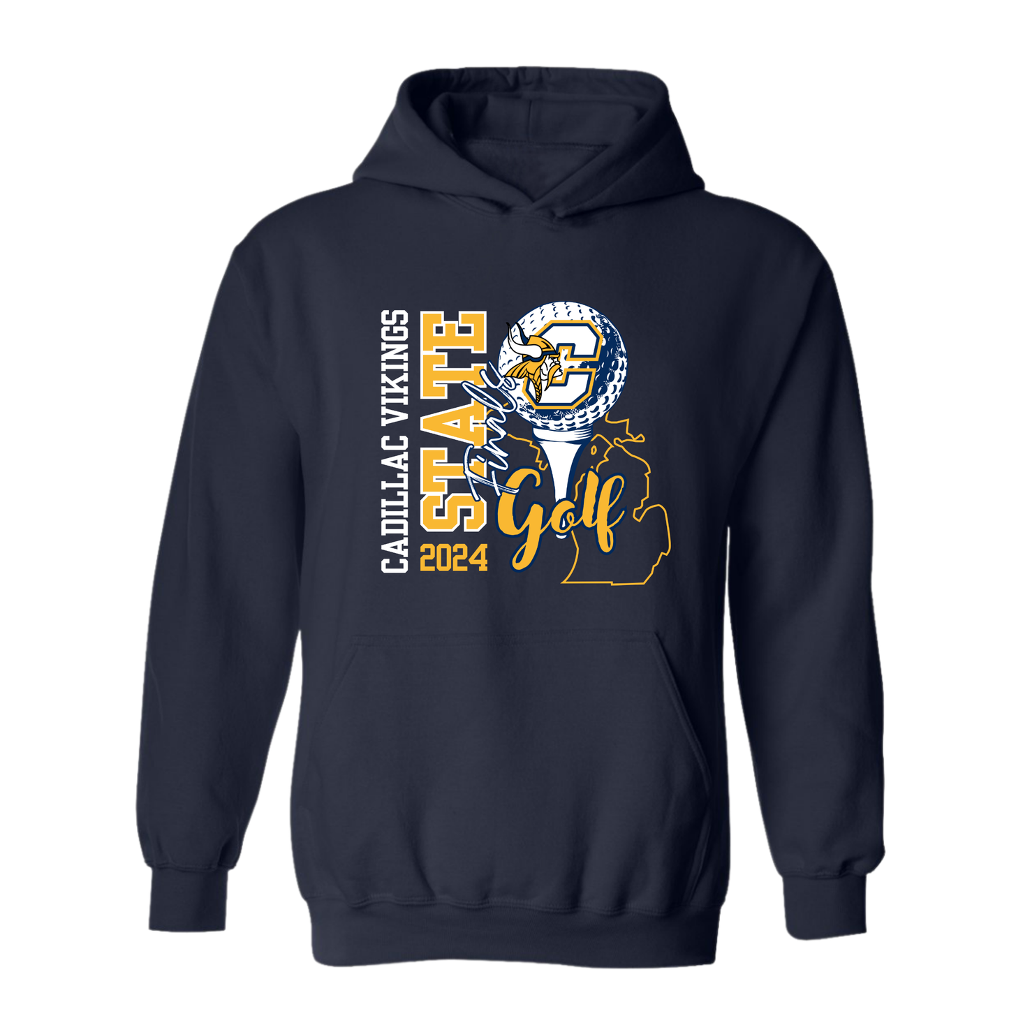 Vikings Golf 2024 State Finals Adult Hoodie