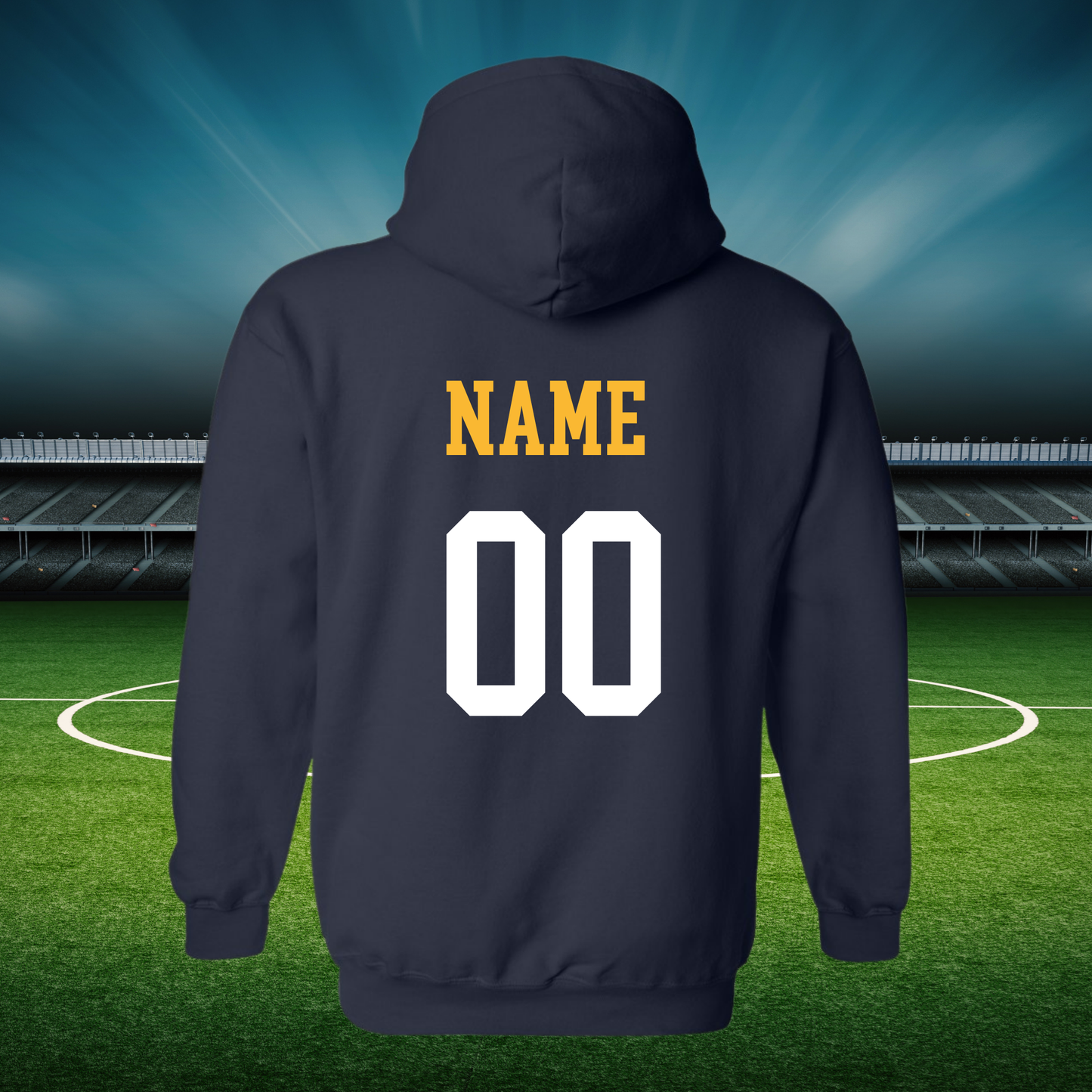 Name & Number ADD ON (Full Back Design)