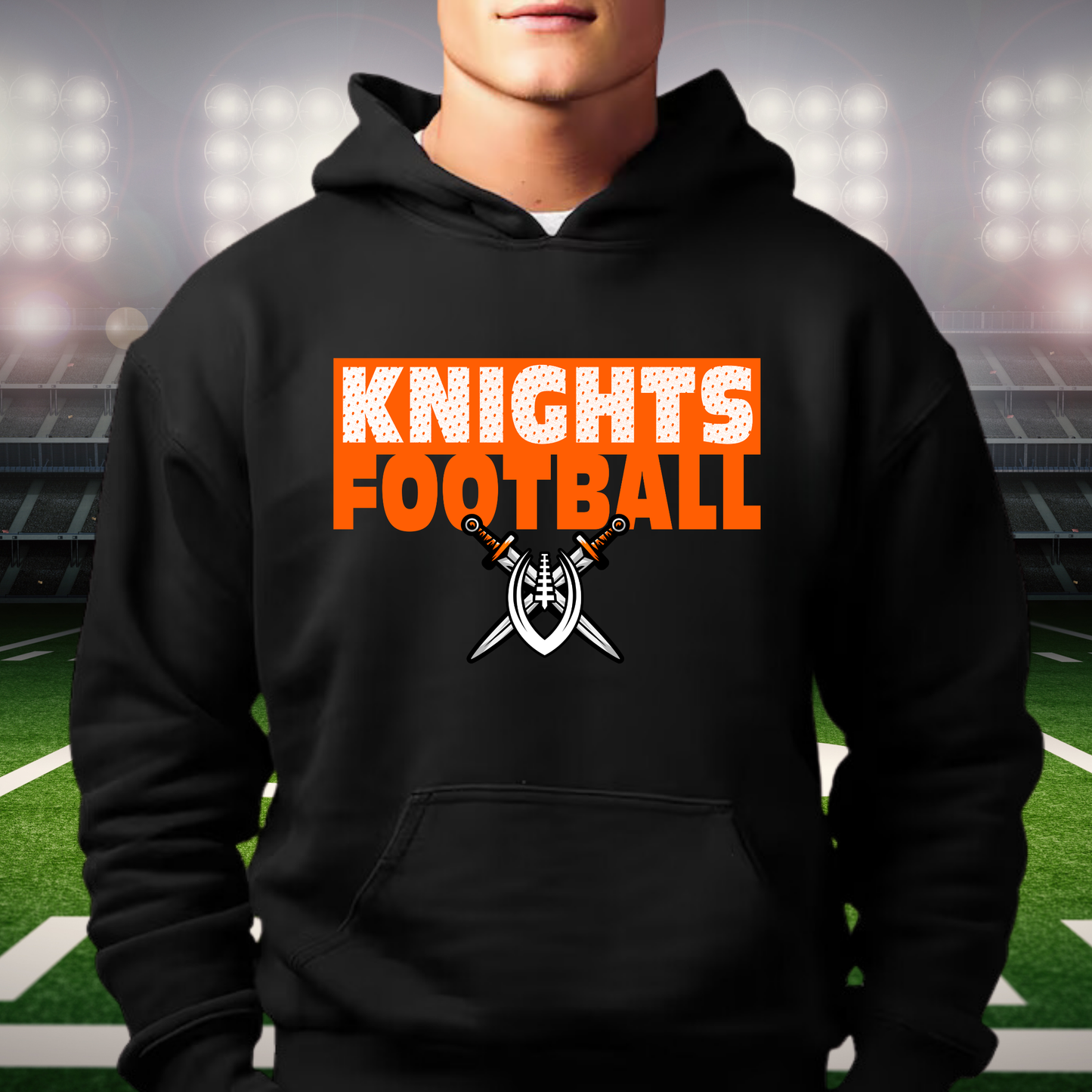 Knights Junior Football ADULT Unisex Hoodie
