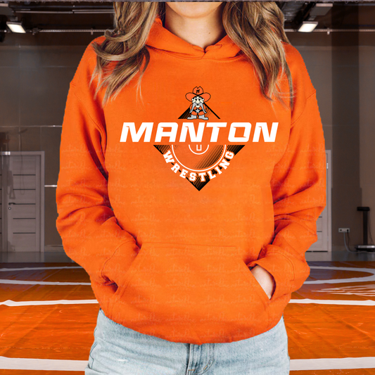 Manton Rangers Wrestling ADULT Hoodie