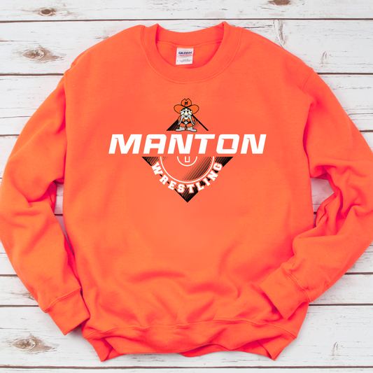 Manton Rangers Wrestling ADULT Unisex Crewneck Sweatshirt
