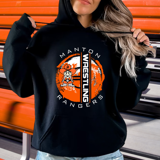 Manton Rangers Wrestling ADULT Hoodie