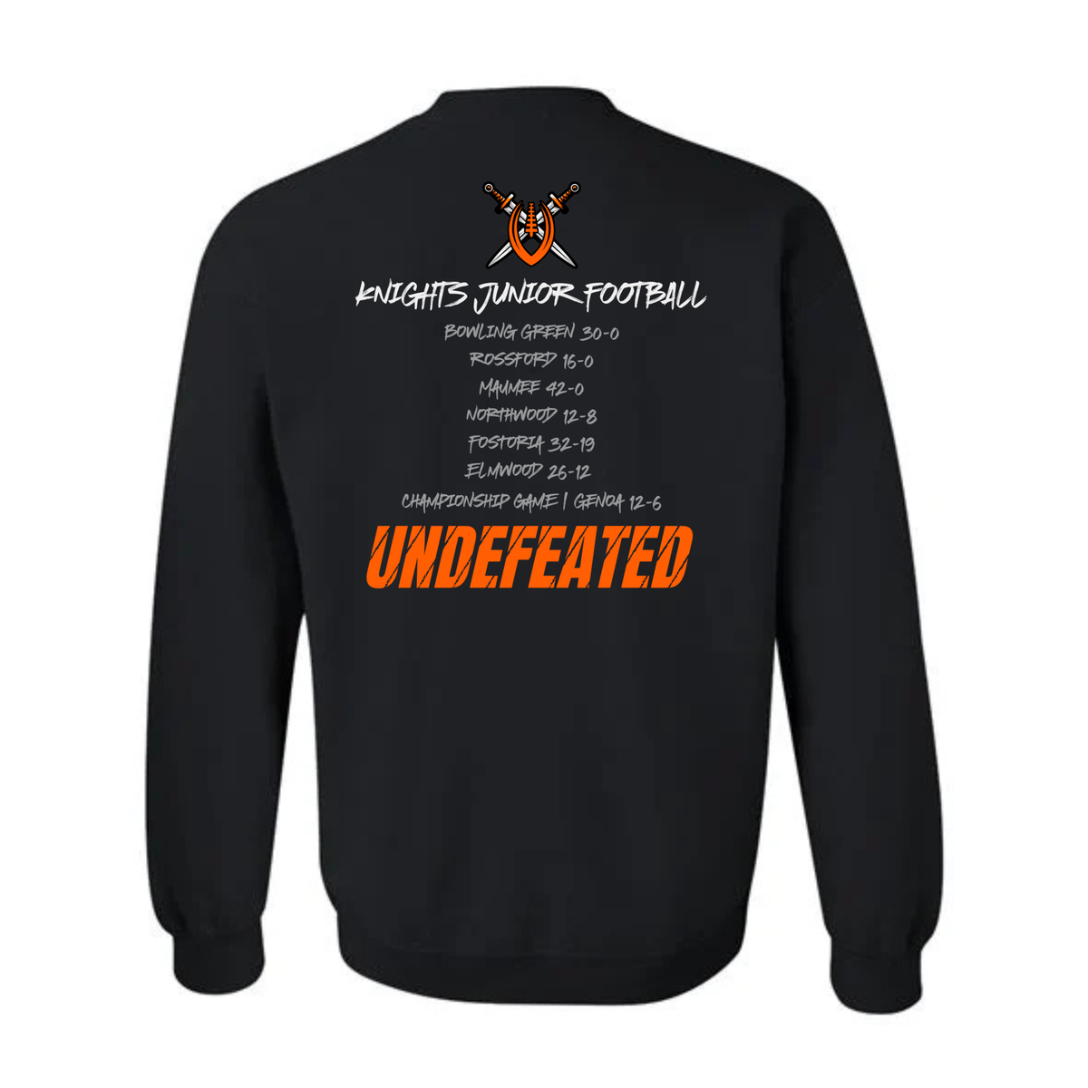 2025 CHAMPIONS Knights Junior Football ADULT Unisex Crewneck Sweatshirt