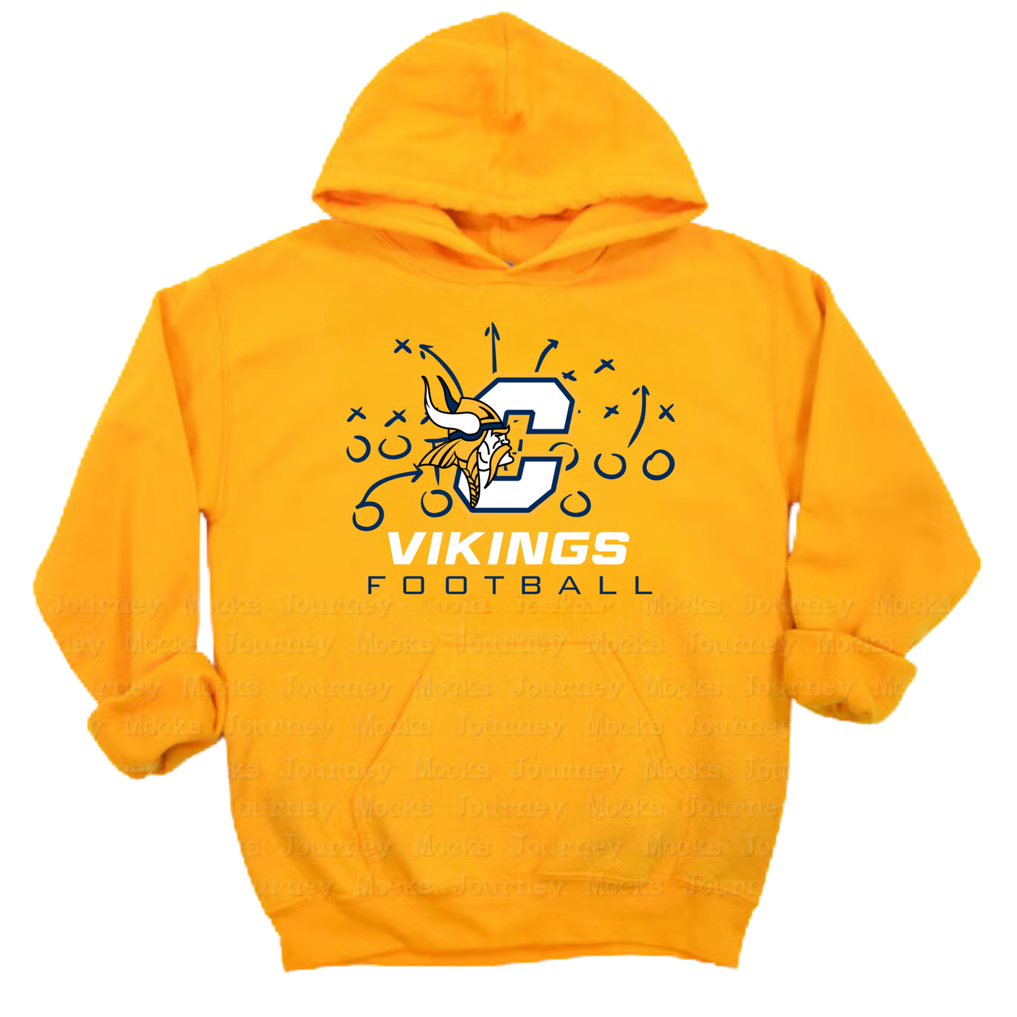 Cadillac Vikings Football Unisex YOUTH Hoodie