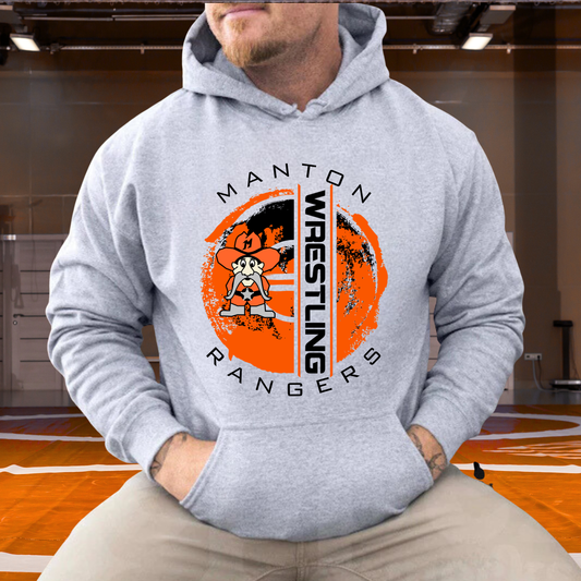 Manton Rangers Wrestling ADULT Hoodie