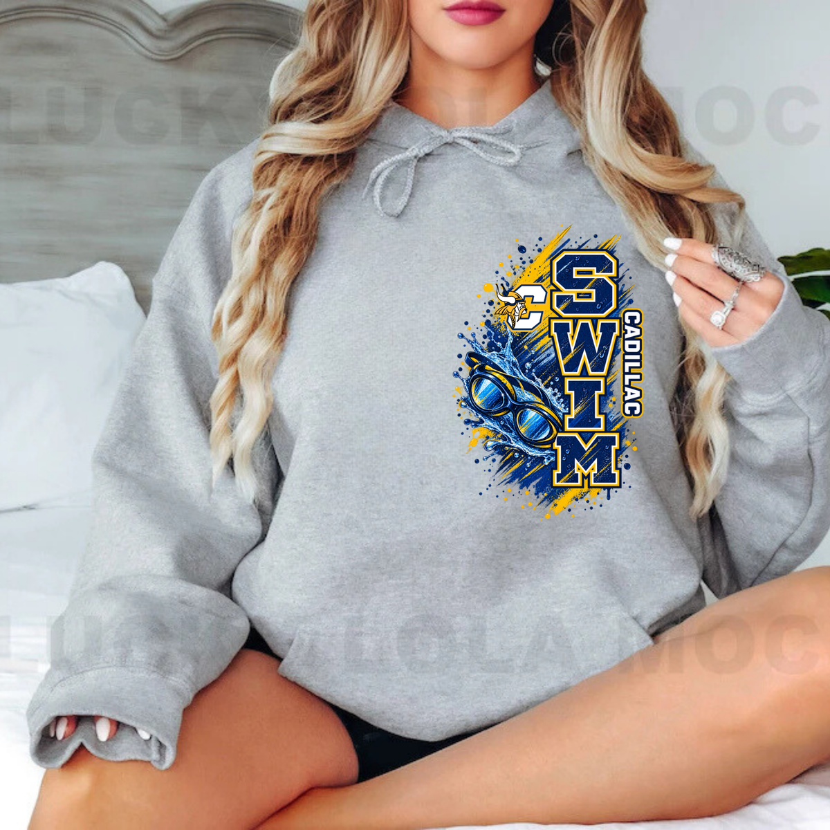 Cadillac Vikings Swim UNISEX Hoodie