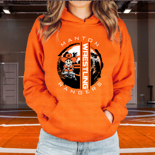 Manton Rangers Wrestling ADULT Hoodie
