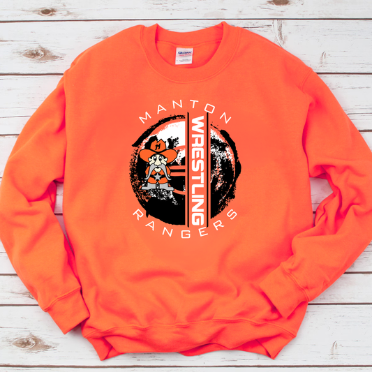 Manton Rangers Wrestling ADULT Unisex Crewneck Sweatshirt