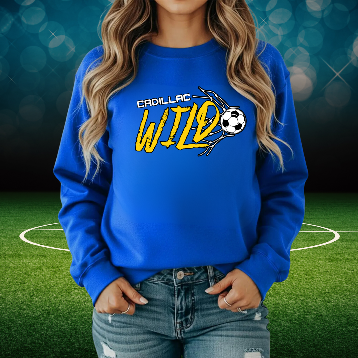 Wild Soccer UNISEX Crewneck Sweatshirt