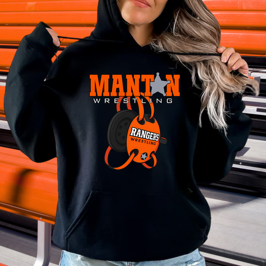 Manton Rangers Wrestling ADULT Hoodie
