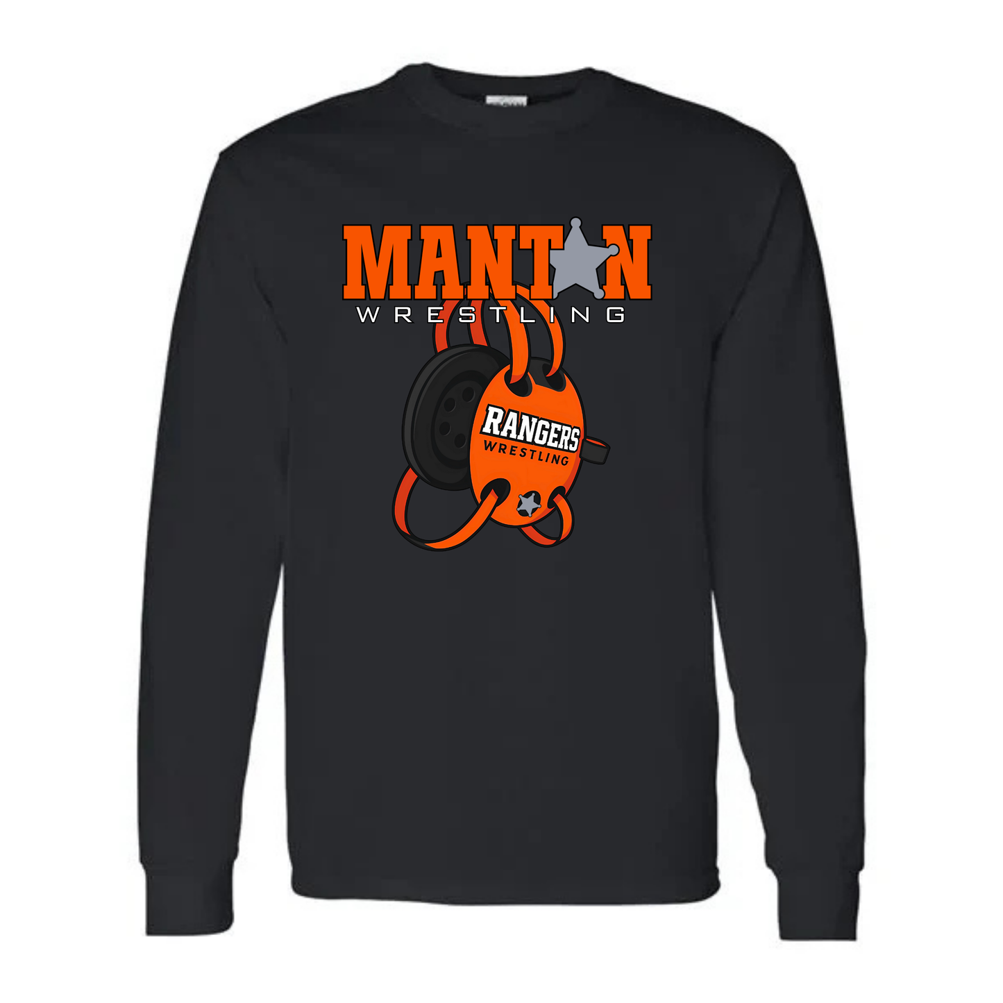 Manton Rangers Wrestling UNISEX Long-Sleeve T-Shirt