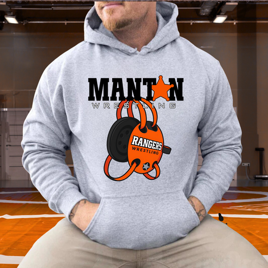 Manton Rangers Wrestling ADULT Hoodie