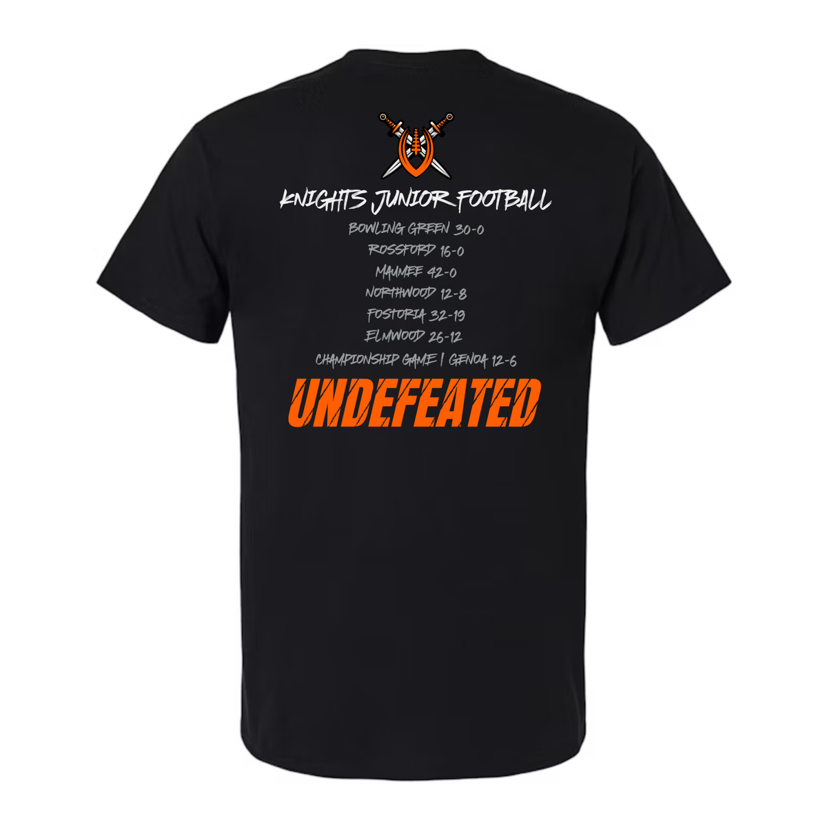 2025 CHAMPIONS Knights Junior Football Unisex YOUTH T-Shirt
