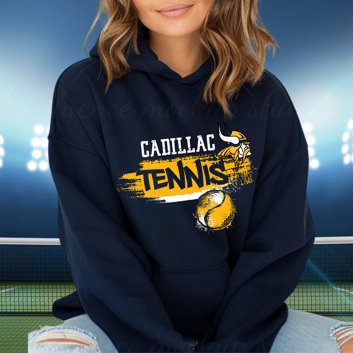 Cadillac Vikings Tennis ADULT Hoodie