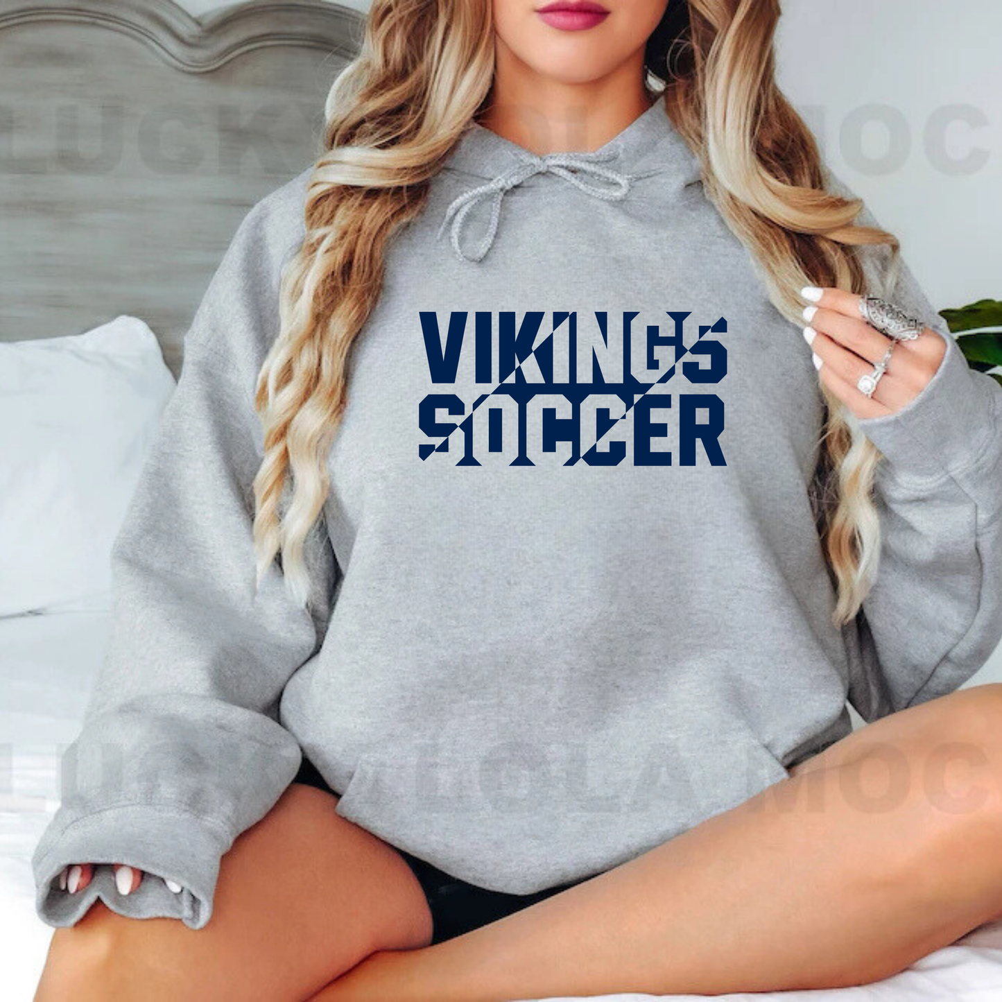 Cadillac Vikings Soccer ADULT Hoodie