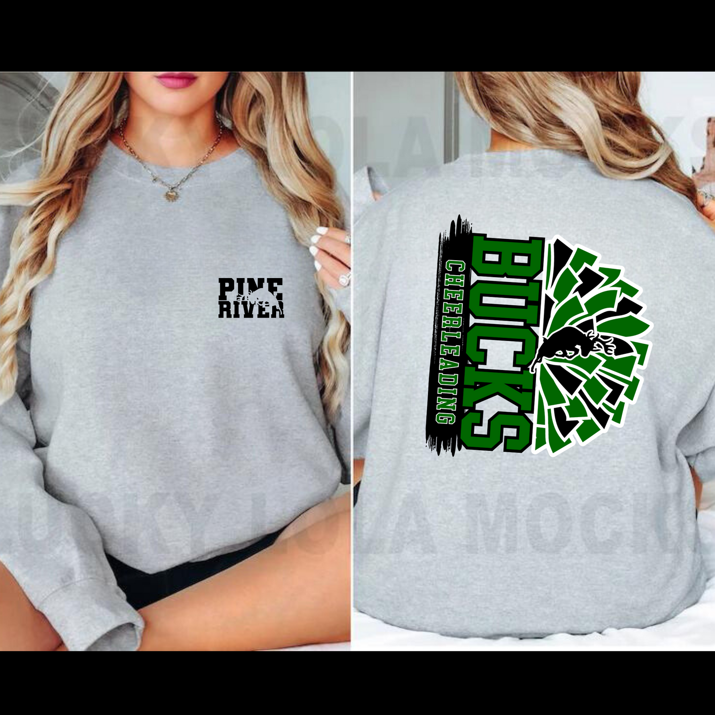 Bucks Cheerleading Adult Crewneck Sweatshirt