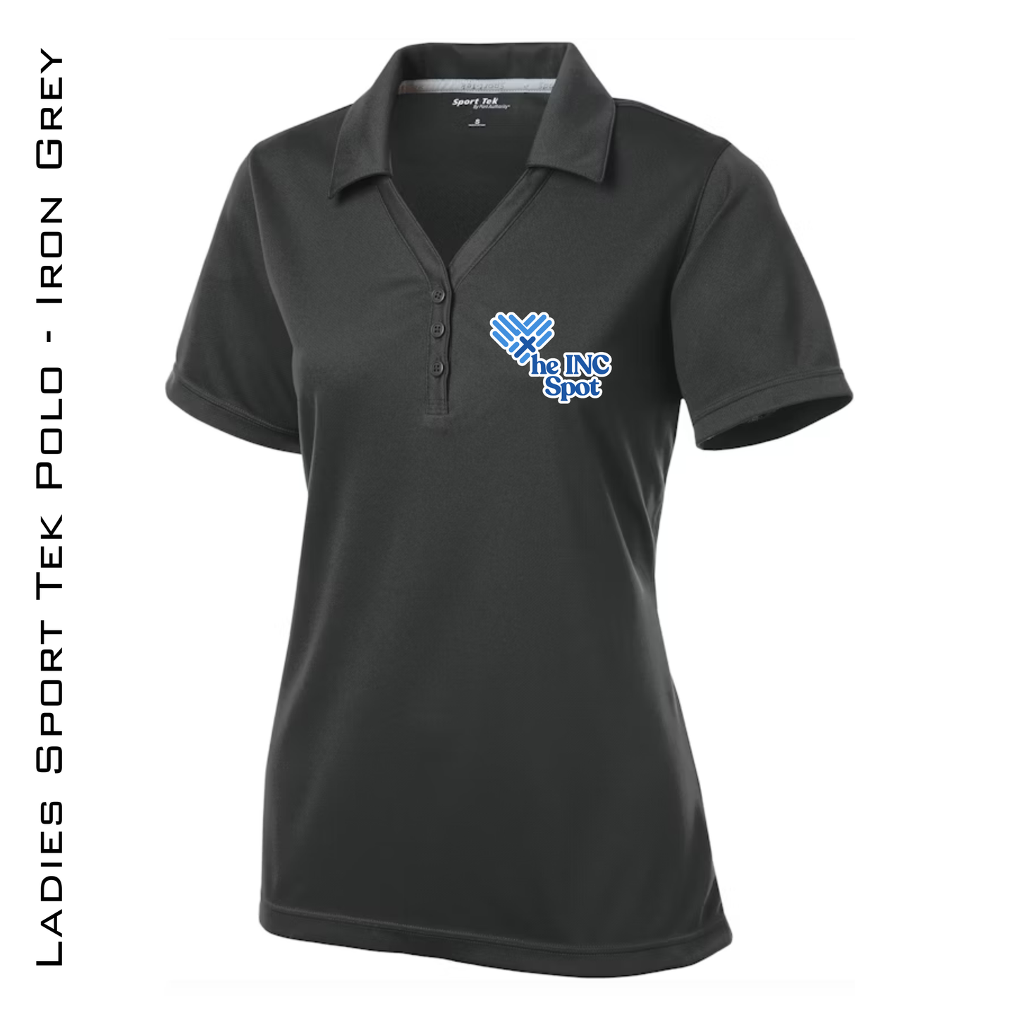 Love INC Dri-Fit WOMEN'S Performance Polo - IRON GREY